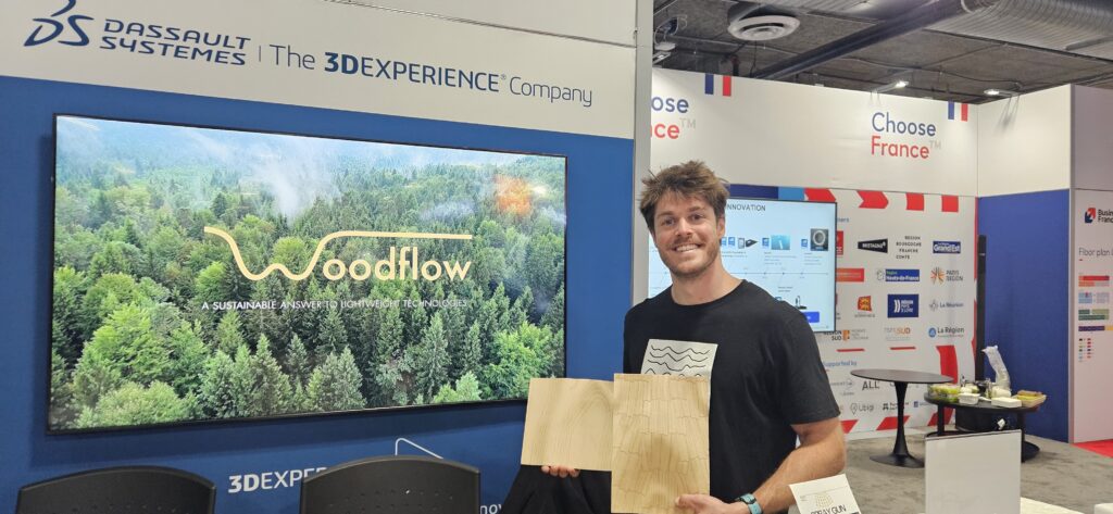 L’innovation Woodflow, incubée par le 3D Experience Lab, permet de contrôler le développement des fibres de bois, une révolution dans la maîtrise du matériau.