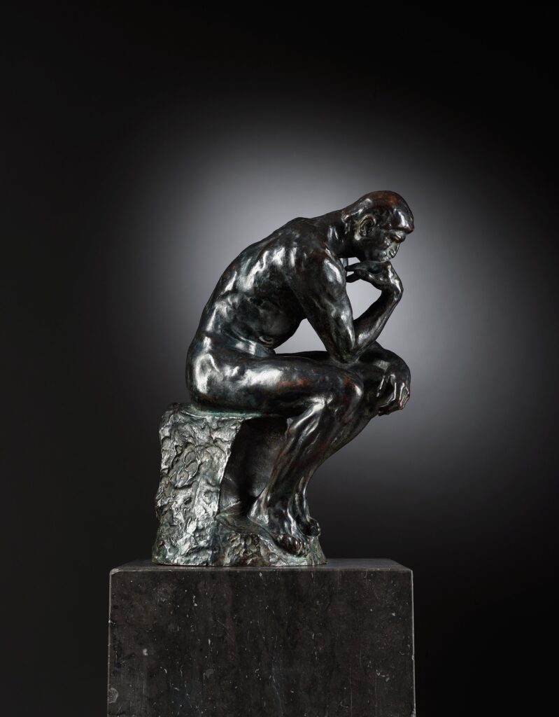 Sculpture "Le Penseur" d'Auguste Rodin.