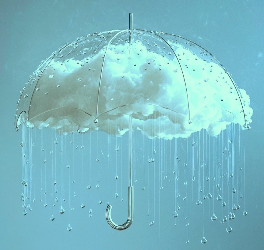 Le cumulobrelle : le parapluie avec nuages intégrés