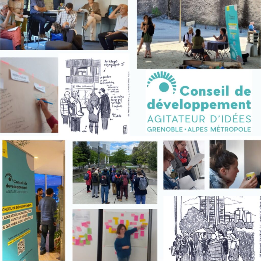 S’immerger dans le terrain, partir à la rencontre d’expériences inspirantes (comme dans le cas d’un voyage d’étude au Léman Express), croiser les points de vue, débattre, prioriser ensemble, aller à la rencontre et se mettre à l’écoute du grand public pour déceler les signaux émergents... Autant de méthodes de travail du C2D pour conduire ses travaux prospectifs.
