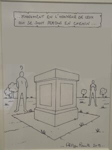 Monument en l'honneur de ceux qui se sont perdus en chemin