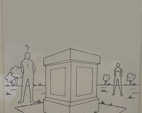 Monument en l'honneur de ceux qui se sont perdus en chemin