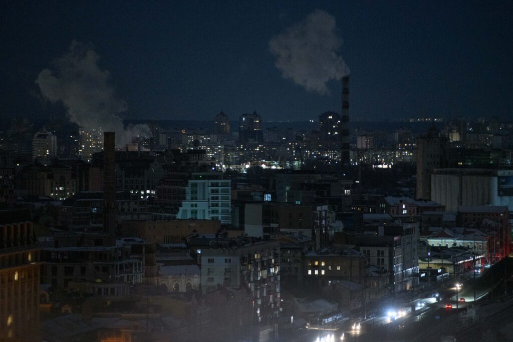 Kyiv pendant un black-out - Crédits : UN Women Europe and Central Asia