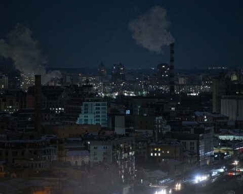 Kyiv pendant un black-out - Crédits : UN Women Europe and Central Asia